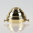 Lampenschirm Glashalter 58x35mm Messing poliert fr E14...