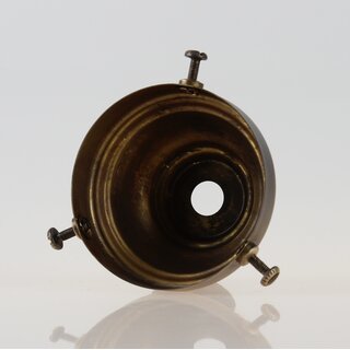 Lampenschirm Glashalter 58x35mm Antik Fume fr E14 und E27 Fassung