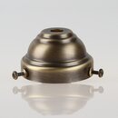 Lampenschirm Glashalter 58x35mm Antik Fume fr E14 und...