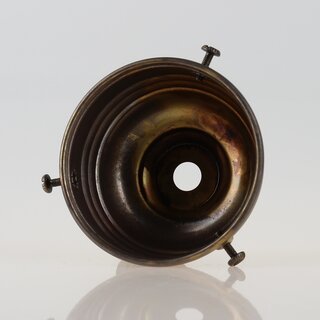 Lampenschirm Glashalter 70x39mm Antik Fume fr E14 und E27 Fassung