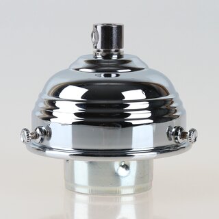 Lampenschirm Glashalter 70x39mm verchromt fr E14 und E27 Fassung