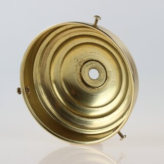 Lampenschirm Glashalter 111x45mm Messing poliert fr E14 und E27 Fassung