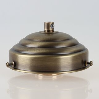 Lampenschirm Glashalter 111x45mm Antik Fume fr E14 und E27 Fassung