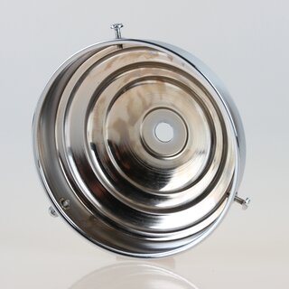Lampenschirm Glashalter 111x45mm verchromt fr E14 und E27 Fassung