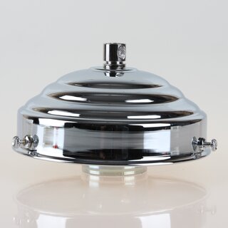 Lampenschirm Glashalter 111x45mm verchromt fr E14 und E27 Fassung
