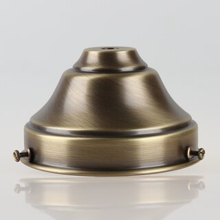 Lampenschirm Glashalter 110x65mm Antik Fume fr E14 und E27 Fassung