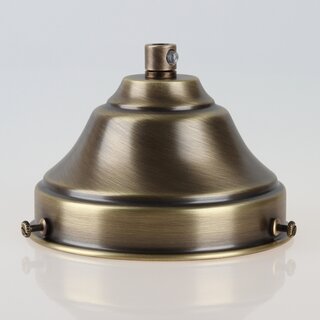 Lampenschirm Glashalter 110x65mm Antik Fume fr E14 und E27 Fassung