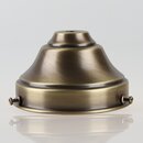 Lampenschirm Glashalter 110x65mm Antik Fume fr E14 und...
