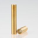 M10x1 Lampen-Gewinderohr Messing roh &ndash; 50 mm Lnge,...