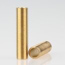 M10x1 Lampen-Gewinderohr Messing roh &ndash; 40 mm Lnge,...