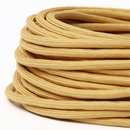 Textilkabel Stoffkabel beige 2-adrig 2x0,75...