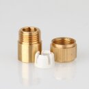 M10x1 Zugentlastung aus Metall Messing roh unbehandelt...