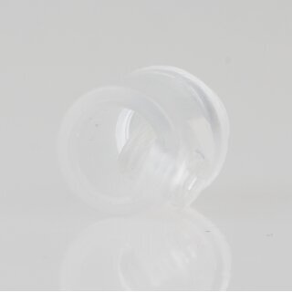 M10x1 Klemmnippel Zugentlastung Transparent mit Auengewinde aus Kunststoff