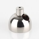 M10x1 Innengewinde Messing Abschluss-Knopf Kugelform mit...