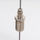 M10x1x15 mm Auengewinde Messing Seilstopper mit Bund und...