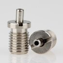 M8x1x10 mm Auengewinde Messing Seilstopper mit Bund und...
