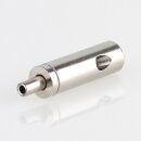 M5 Innengewinde Messing Seilstopper 9x29 mm mit seitlichem Ausgang, vernickelt