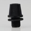 M10x1 Klemmnippel Zugentlastung Schwarz mit...