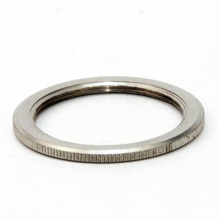 E27 Vintage Metall Schraubring 48x3mm Nickel matt