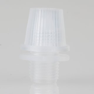 Zugentlaster Kunststoff transparent mit Quetschverbindung M10x1x7 Aussengewinde