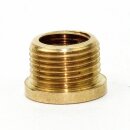 Reduzier Trompetennippel Gewinde-Adapter 15x10mm Messing M13x1 AG auf M10x1 IG ohne V-Schutz