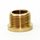 Reduzier Trompetennippel Gewinde-Adapter 15x10mm Messing M13x1 AG auf M10x1 IG ohne V-Schutz