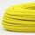 Textilkabel Stoffkabel neon gelb 3-adrig 3x0,75 Schlauchleitung 3G 0,75 H03VV-F textilummantelt