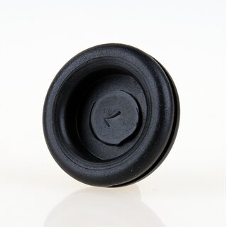Membrantlle Kabeldurchfhrung 25x7mm Schwarz &ndash; fr 18mm Lochbohrung