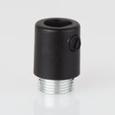 M13x1 Zugentlastung Klemmnippel, schwarz, mit Metall...