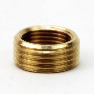 3/8 AG auf M13x1 IG Reduzier Gewinde-Adapter | Lnge 7 mm | Messing roh