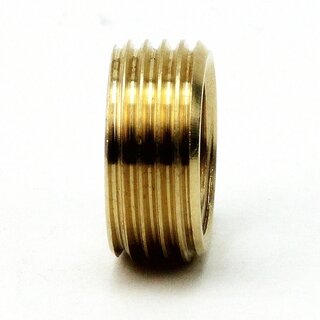 3/8 AG auf M13x1 IG Reduzier Gewinde-Adapter | Lnge 7 mm | Messing roh