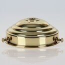 Lampenschirm Glashalter 89x34mm Messing poliert fr E14...