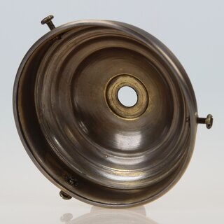Lampenschirm Glashalter 89x34mm Antik Fume fr E14 und E27 Fassung