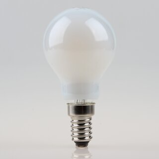 Sigor E14 LED Filament Tropfenlampe opal 4,5W (35W) 2700K warmwei 470lm dimmbar