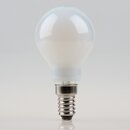 Sigor E14 LED Filament Tropfenlampe opal 4,5W (35W) 2700K...