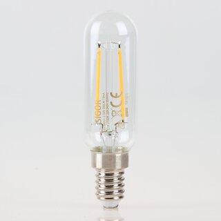 Sigor E14 LED Filament Rhrenlampe T25 klar 2,5W = (25W) 250lm warmwei