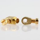 Erdungsklemme Nietkontakt-Erdungsbuchse 6x7mm Messing mit...