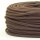 Textilkabel Stoffkabel braun 3-adrig 3x0,75 Gummischlauchleitung 3G 0,75 H03VV-F textilummantelt