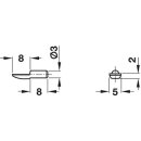 Häfele Bodenträger für Holz zum Einstecken...
