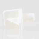 Häfele Bodenträger H3143 283.63.117 für Holz & Glas Ø 5 mm Kunststoff weiß (20 Stück)