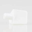 Häfele Bodenträger H3143 283.63.117 für Holz & Glas Ø 5 mm Kunststoff weiß (20 Stück)