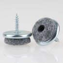 Filzgleiter 22 mm grau mit Schraube für...