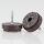 Filzgleiter 24 mm braun mit Schraube für Holzstühle ( Metallgehäuse)