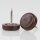 Möbelgleiter 18 mm Kunststoff braun rund mit Nagel – Bodenschoner