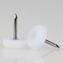 M�belgleiter 15 mm Kunststoff natur rund mit Nagel...