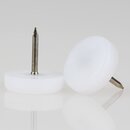 M�belgleiter 18 mm Kunststoff natur rund mit Nagel...