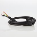 PVC-Lampenkabel schwarz 4-adrig 4x0,75 mm &ndash;...