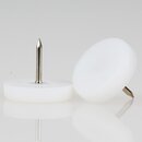 M�belgleiter 25 mm Kunststoff natur rund mit Nagel...