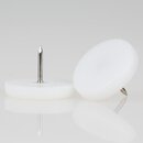 Mbelgleiter 30 mm Kunststoff natur rund mit Nagel zum...