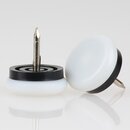 Mbelgleiter 23 mm natur rund &ndash; Kunststoff mit...